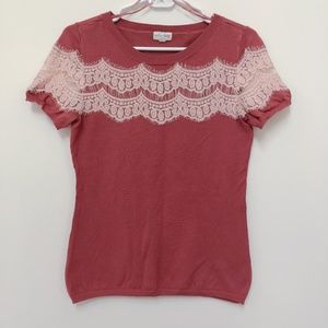 Maison Jules Lace Knit Tee Lydia Martin Teen Wolf